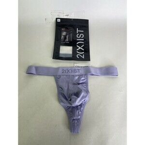2xist Sexy Sliq Classic Thong Underwear Lavendar Purple Mens Size S